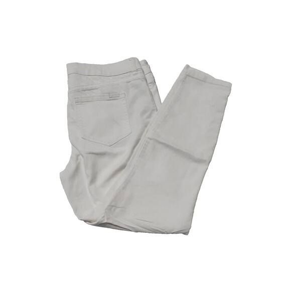 Jennifer Lopez White Mid Rise Skinny Ankle Straight Jeans Size 8 # 12 - Picture 6 of 8